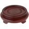 Bard's Dark Wood Decorative Base, 1.25" H x 3.5" W x 3.5" D (2.5" Display Diameter)